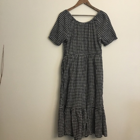 Lane Bryant Boho Tiered Midi Dress Size 12 - Picture 3 of 13